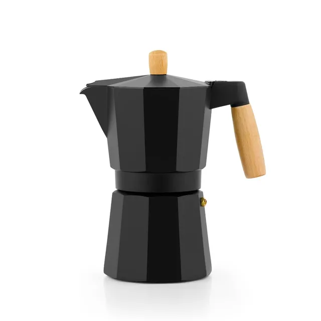 bra-market-cafetera-italiana-9-tazas-425-ml-aluminio-negro-mate-asa-y-pomo-de-ma image 1