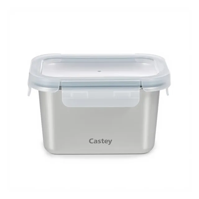 castey-c-a750-envase-rectangular-de-acero-inoxidable-con-tapa-herm-tica-antiderr image 1