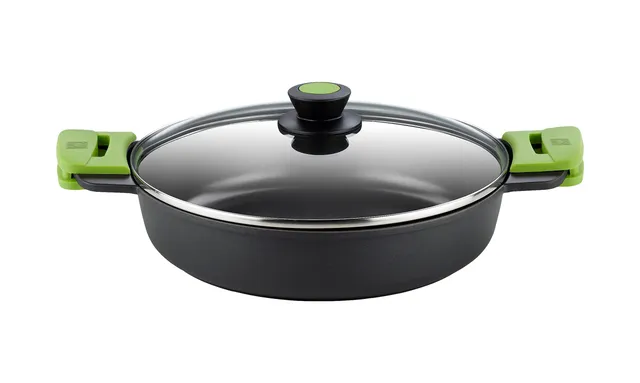 bra-prior-cacerola-baja-28-cm-con-tapa-de-cristal-y-asas-de-silicona-aluminio-fu image 1