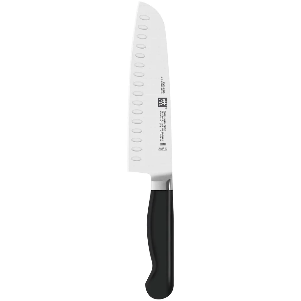 zwilling-pure-cuchillo-santoku-alveolado-acero-inoxidable-alem-n-forjado-sigmafo image 1