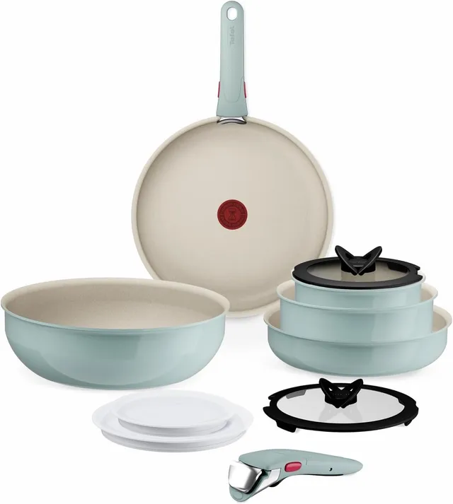 tefal-ingenio-serenity-set-9-piezas-sartenes-22-28-cm-wok-26-cm-2-cazos-16-20-cm image 1