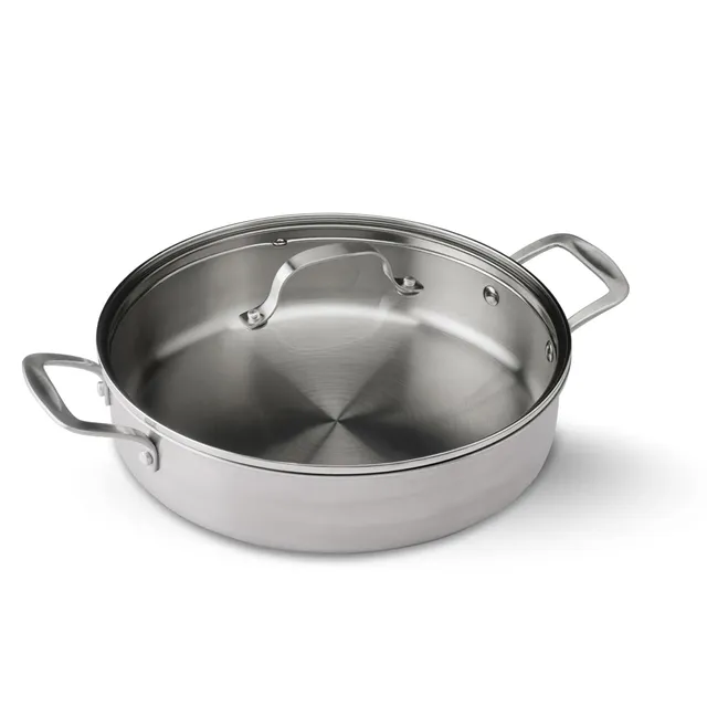 castey-malm-cacerola-con-tapa-28-cm-3-7-l-acero-inoxidable-18-10-con-tecnolog-a- image 1