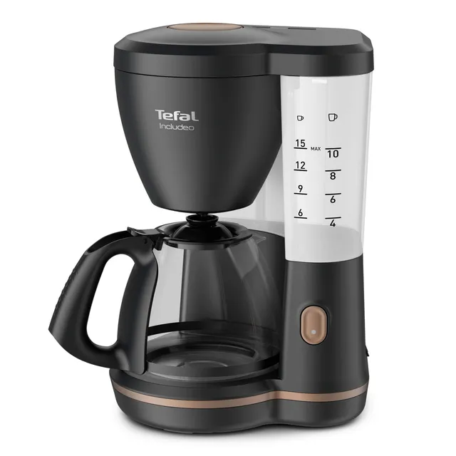 tefal-includeo-cm5338-cafetera-de-goteo-con-jarra-de-cristal-de-1-25-l-hasta-15- image 1