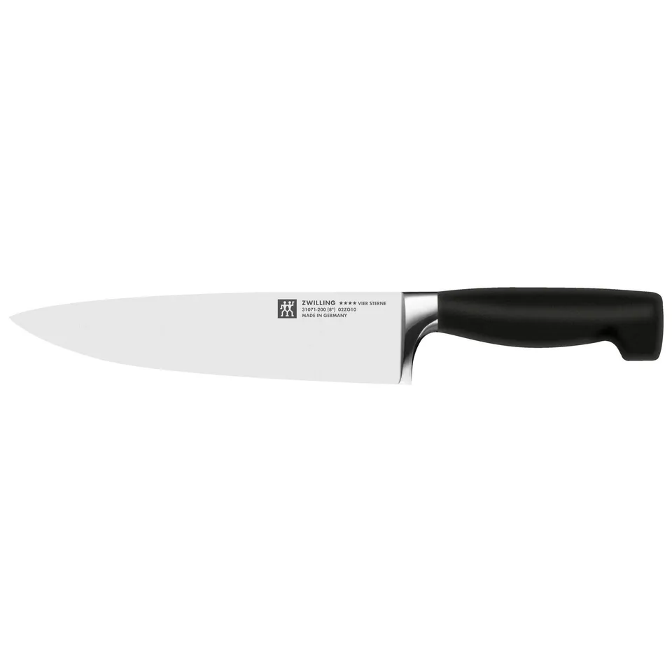 zwilling-four-star-cuchillo-de-chef-20-cm-acero-especial-inoxidable-friodur-forj image 1