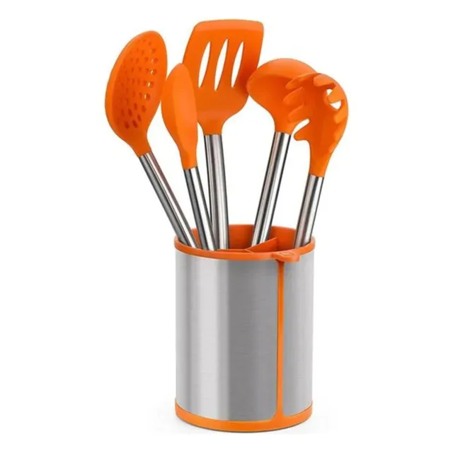 bra-efficient-set-de-5-utensilios-de-cocina-con-carrusel-en-acero-inoxidable-18- image 1