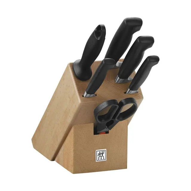zwilling-four-star-bloque-de-madera-para-6-piezas-soporte-de-cuchillos-de-la-ser image 1