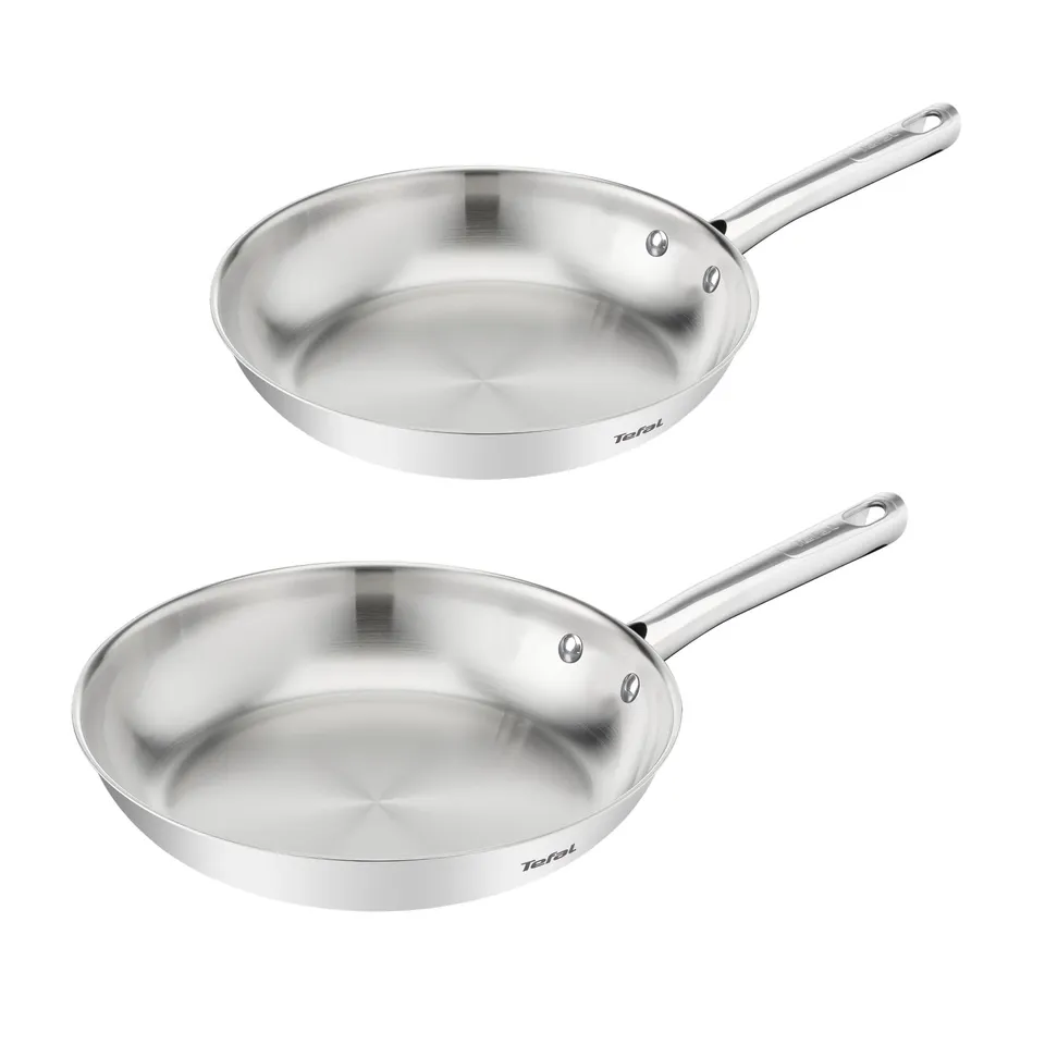 tefal-duetto-on-juego-de-sartenes-24-28-cm-acero-inoxidable-set-de-2-sartenes-si image 1