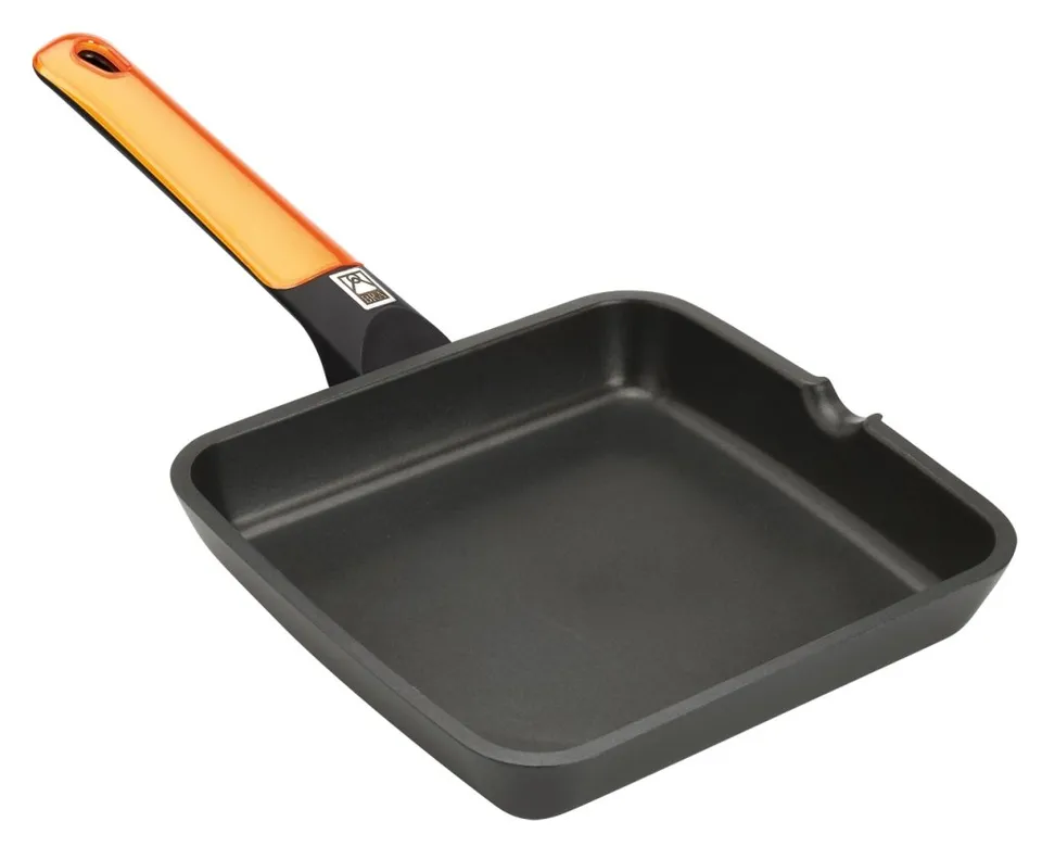 bra-efficient-orange-grill-asador-liso-de-28-cm-en-aluminio-fundido-con-antiadhe image 1
