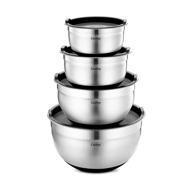 castey-juego-de-4-boles-de-acero-inoxidable-con-tapa-herm-tica-base-de-silicona- image 1