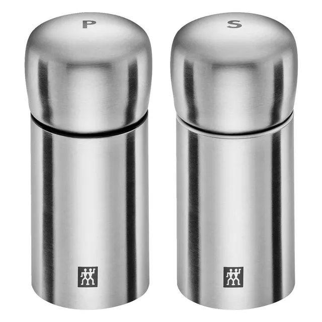 zwilling-spices-39500-025-0-set-de-2-molinillos-de-sal-y-pimienta-en-acero-inoxi image 1