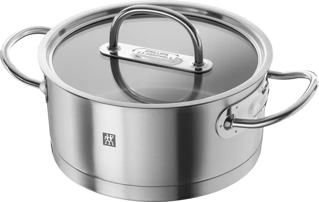 zwilling-prime-cacerola-20-cm-con-tapa-en-cristal-y-acero-3-litros-acero-inoxida image 1