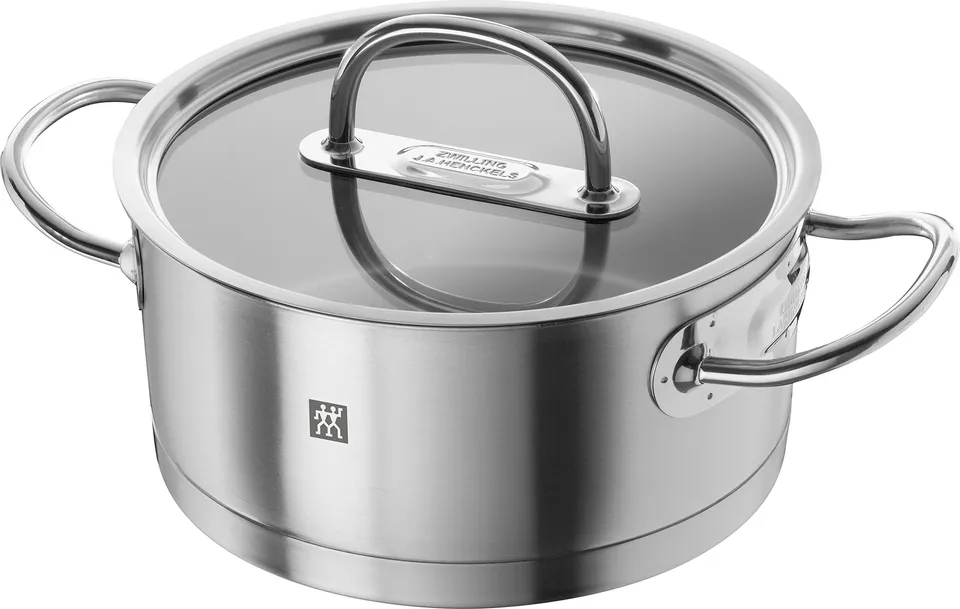 zwilling-prime-cacerola-20-cm-con-tapa-en-cristal-y-acero-3-litros-acero-inoxida image 1