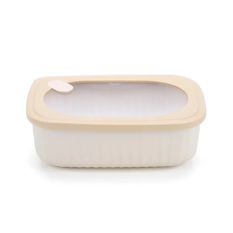 castey-envase-rectangular-con-tapa-1600-ml-beige-cierre-herm-tico-antiderrames-l image 1
