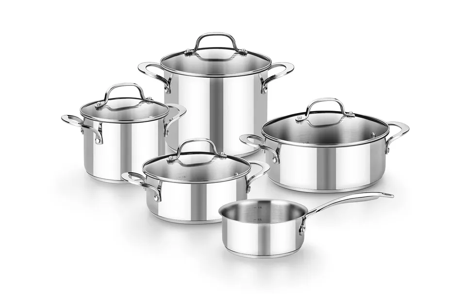 bra-eterna-bater-a-de-cocina-9-piezas-acero-inoxidable-con-tapas-de-cristal-full image 1