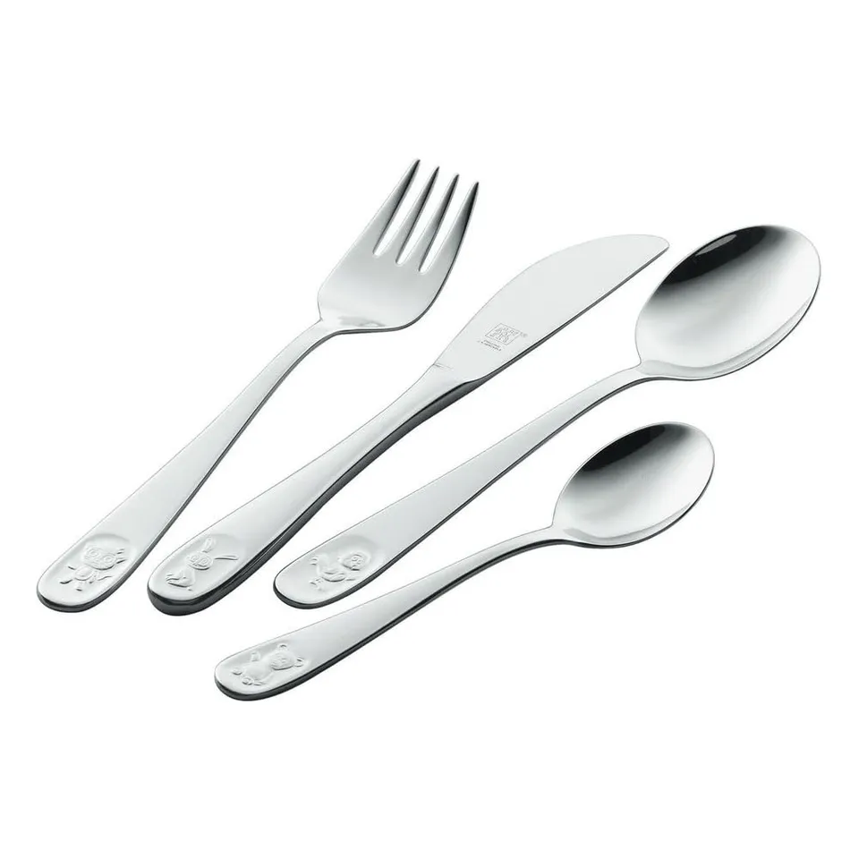 zwilling-bino-juego-de-cubiertos-infantiles-4-piezas-en-acero-inoxidable-18-10-d image 1