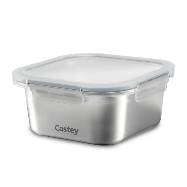 castey-envase-herm-tico-cuadrado-de-acero-inoxidable-ss304-600-ml-tapa-libre-de- image 1