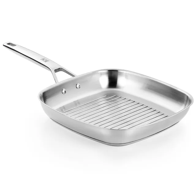 bra-signature-grill-acanalado-24-cm-de-acero-inoxidable-18-10-sin-antiadherente- image 1