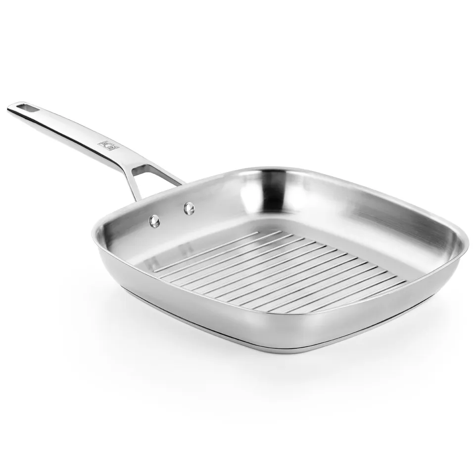bra-signature-grill-acanalado-24-cm-de-acero-inoxidable-18-10-sin-antiadherente- image 1