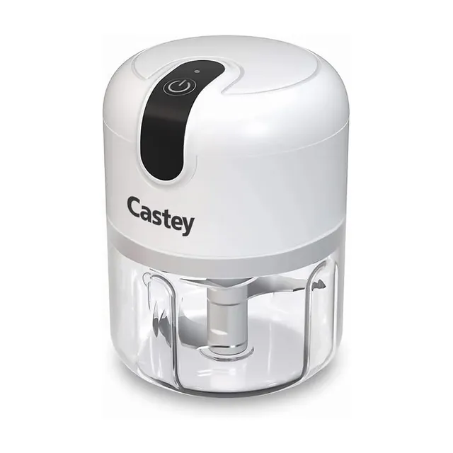 castey-mini-picadora-de-verduras-port-til-usb-cuchillas-de-acero-inoxidable-bol- image 1
