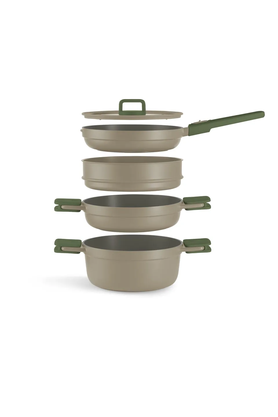 bra-compac-pro-ceramic-bater-a-de-cocina-apilable-5-piezas-aluminio-fundido-con- image 1