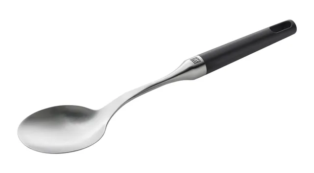 zwilling-twin-pure-black-cuchara-de-servir-32-5-cm-acero-inoxidable-con-mango-de image 1