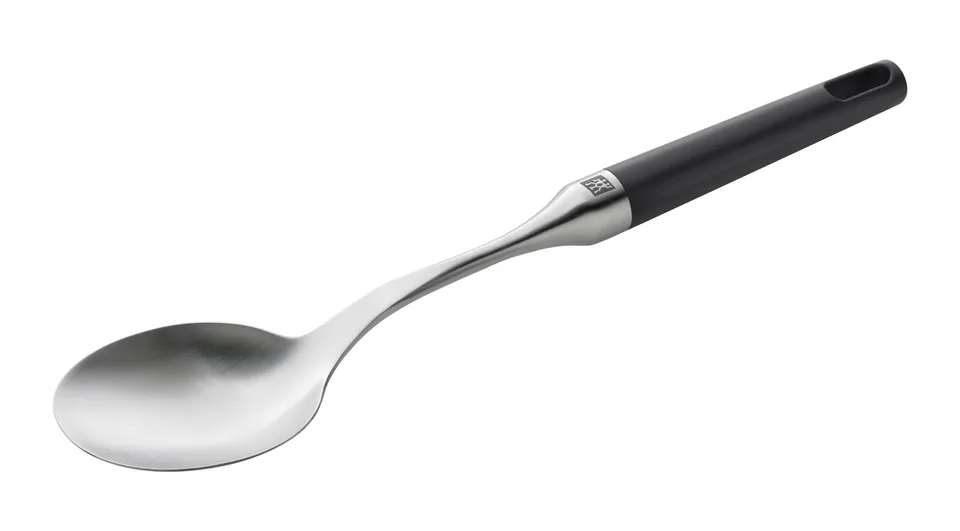 zwilling-twin-pure-black-cuchara-de-servir-32-5-cm-acero-inoxidable-con-mango-de image 1