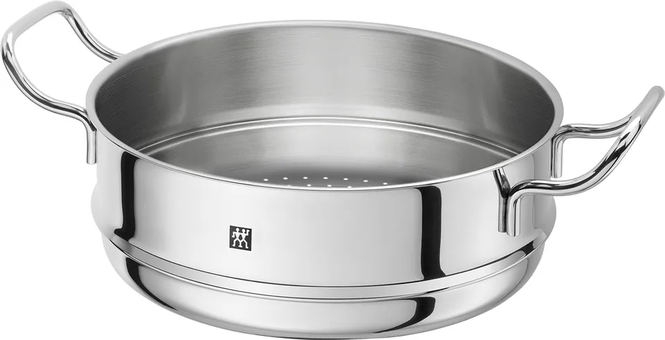 zwilling-plus-colador-para-cocer-al-vapor-de-acero-inoxidable-brillante-24-cm image 1