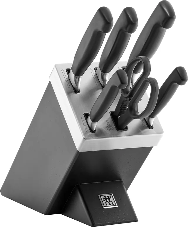 zwilling-four-star-sharpblock-bloque-de-cuchillos-autoafilable-7-piezas-acero-in image 1
