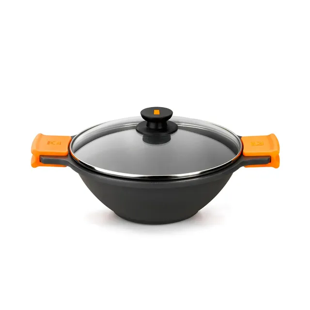 bra-efficient-wok-cacerola-c-ncava-con-tapa-de-cristal-32-cm-aluminio-fundido-an image 1