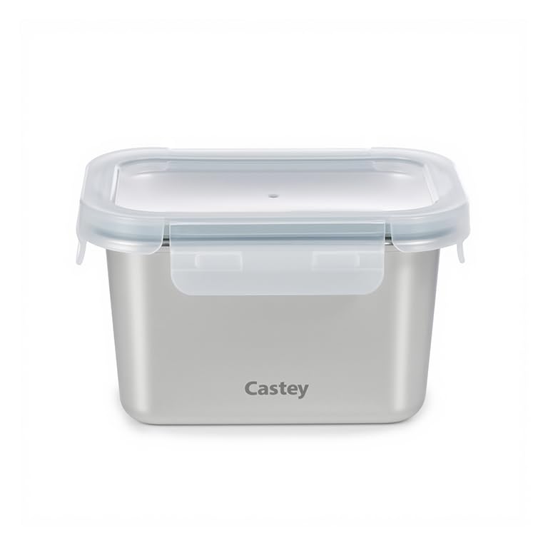 castey-c-a750-envase-rectangular-de-acero-inoxidable-con-tapa-herm-tica-antiderr image 1