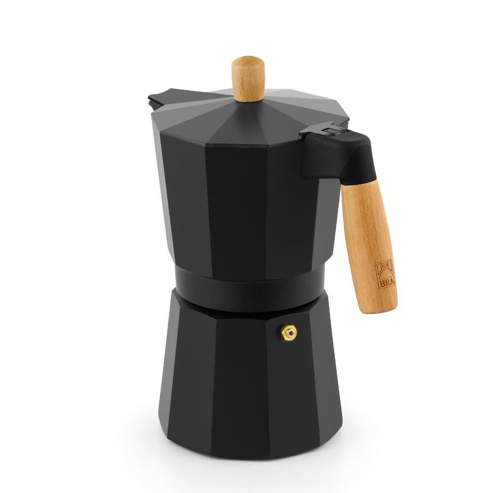 bra-market-cafetera-italiana-9-tazas-425-ml-aluminio-negro-mate-asa-y-pomo-de-ma image 4