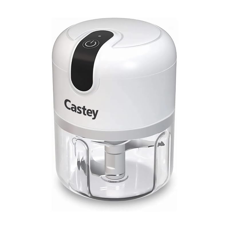 castey-mini-picadora-de-verduras-port-til-usb-cuchillas-de-acero-inoxidable-bol- image 1
