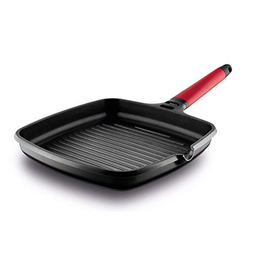 castey-induction-2-ig27-grill-asador-27-cm-rojo-mango-desmontable-antiadherente image 7
