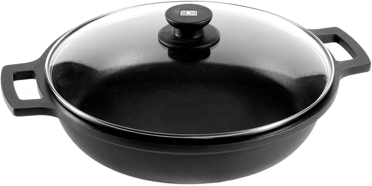 bra-efficient-cacerola-baja-36-cm-con-tapa-de-cristal-aluminio-fundido-antiadher image 5