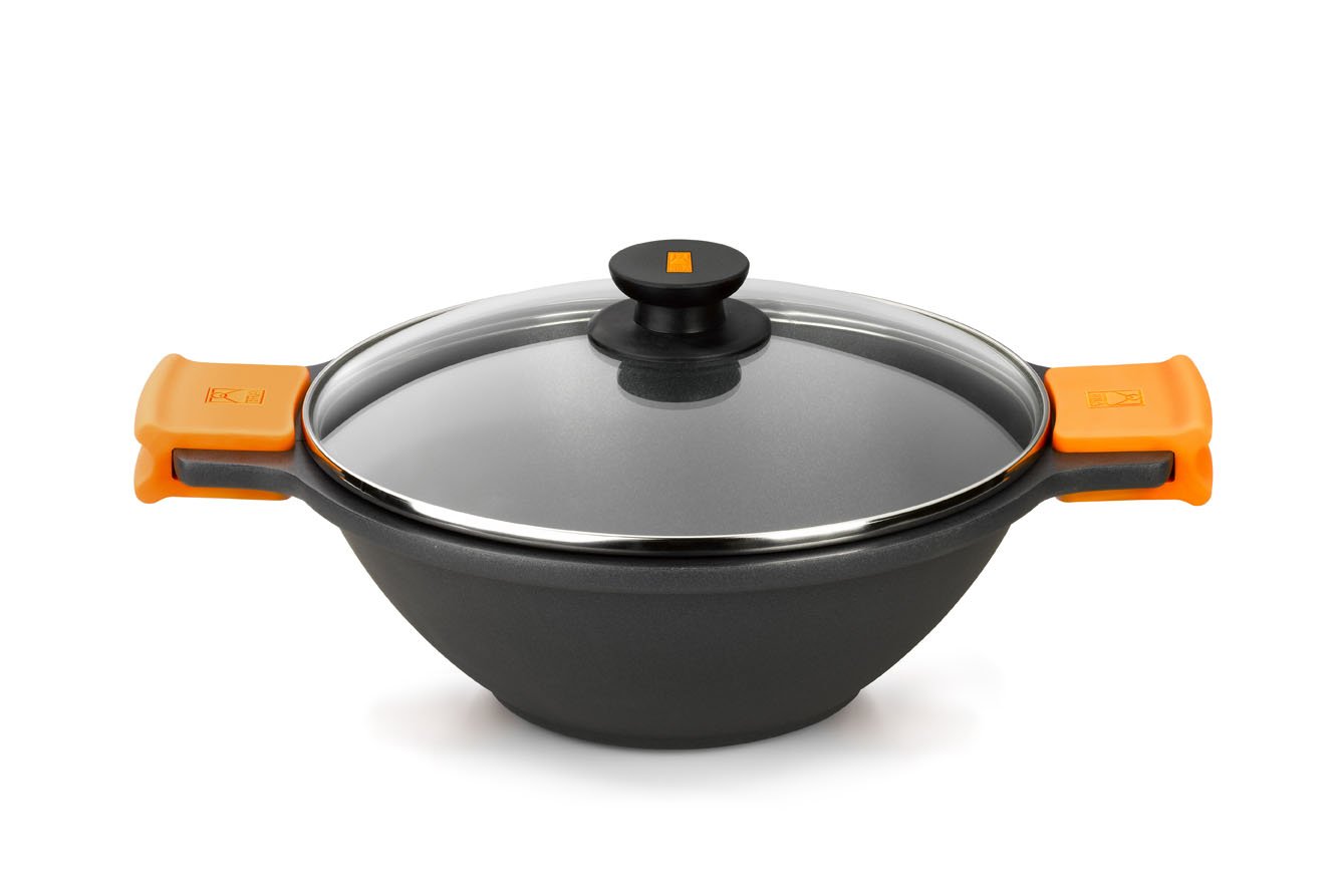 bra-efficient-wok-cacerola-c-ncava-con-tapa-de-cristal-32-cm-aluminio-fundido-an image 6