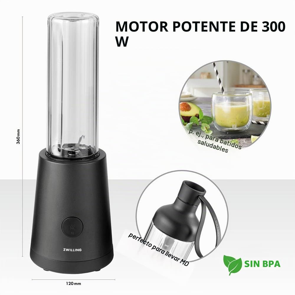 zwilling-batidora-de-vaso-personal-300-w-con-hoja-cruzada-negro image 3