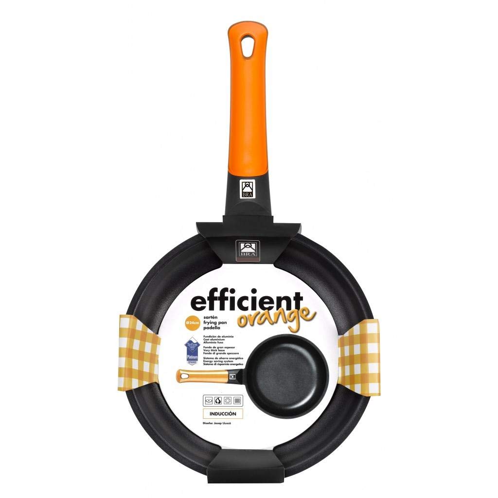 bra-efficient-orange-sart-n-28-cm-aluminio-fundido-con-antiadherente-platinum-pl image 2