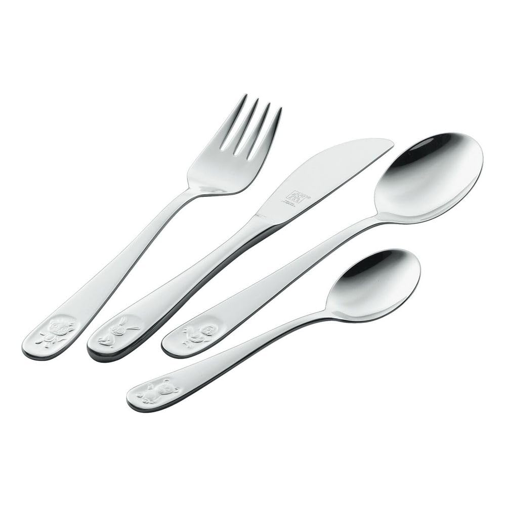 zwilling-bino-juego-de-cubiertos-infantiles-4-piezas-en-acero-inoxidable-18-10-d image 1