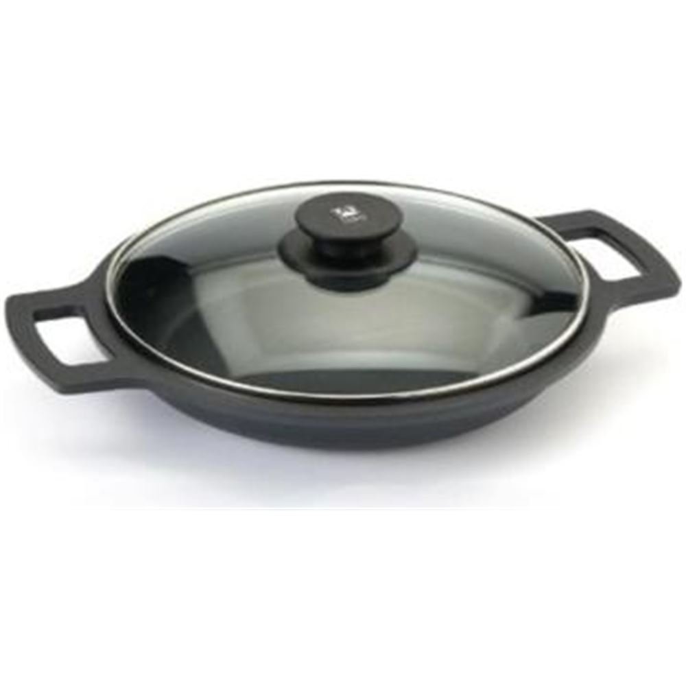 bra-efficient-cacerola-baja-36-cm-con-tapa-de-cristal-aluminio-fundido-antiadher image 4