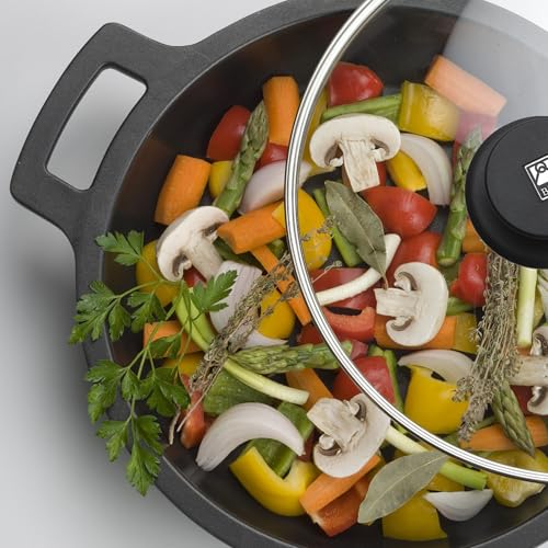 bra-efficient-wok-cacerola-c-ncava-con-tapa-de-cristal-32-cm-aluminio-fundido-an image 8