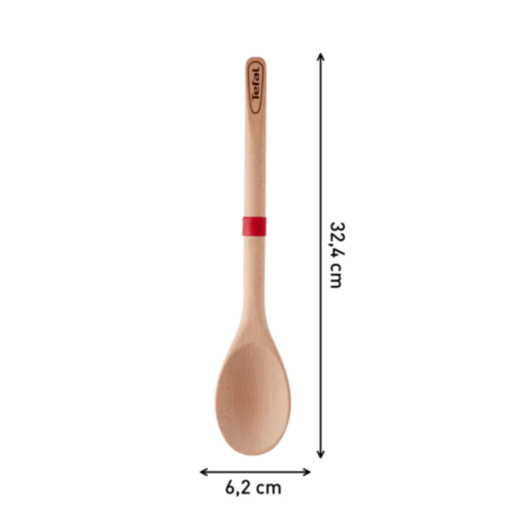 tefal-ingenio-wood-k23005-cuchara-de-madera-de-haya-fsc-con-lengua-de-silicona-y image 2
