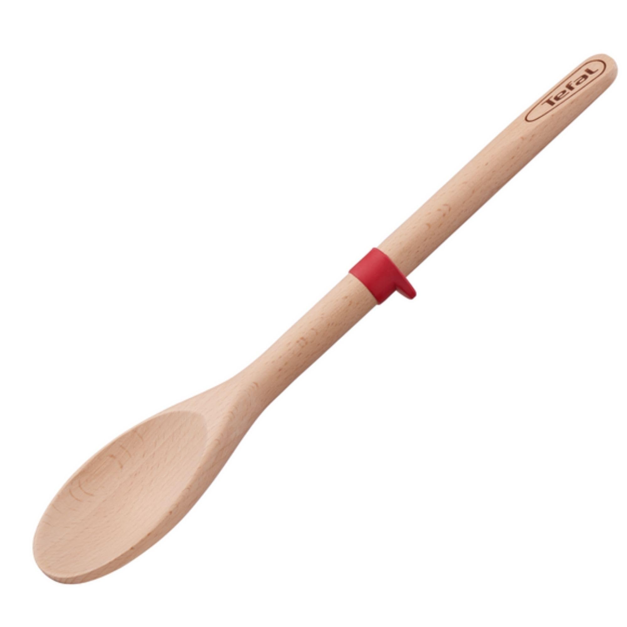 tefal-ingenio-wood-k23005-cuchara-de-madera-de-haya-fsc-con-lengua-de-silicona-y image 1