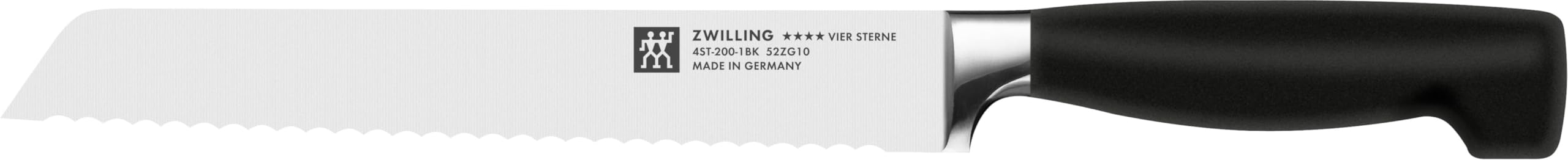 zwilling-four-star-cuchillo-de-pan-20-cm-con-filo-dentado-acero-friodur-forjado- image 1