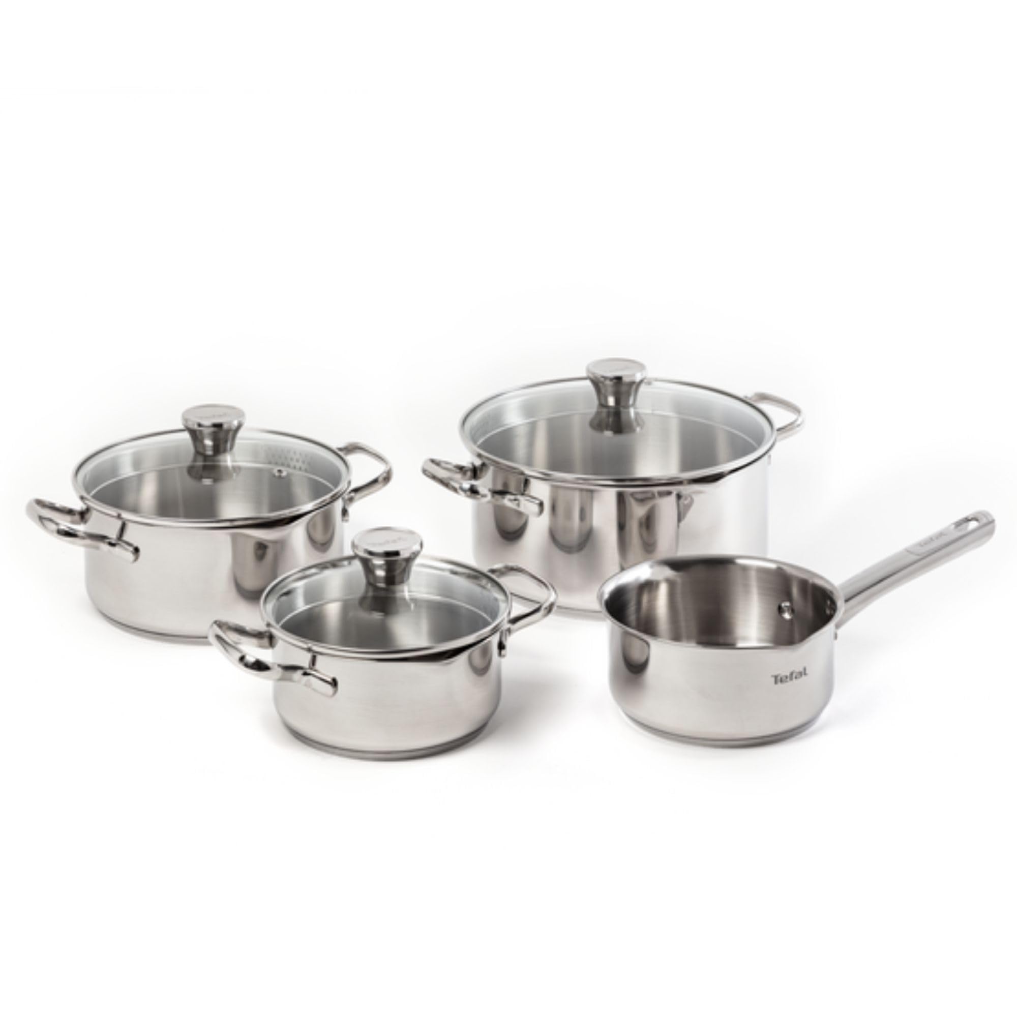tefal-duetto-set-de-3-ollas-16-20-24-cm-cazo-16-cm-3-tapas-acero-inoxidable-18-1 image 1