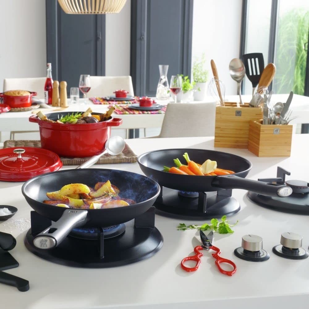 zwilling-wok-30-cm-acero-inoxidable-durasec-granite-antiadherente image 2