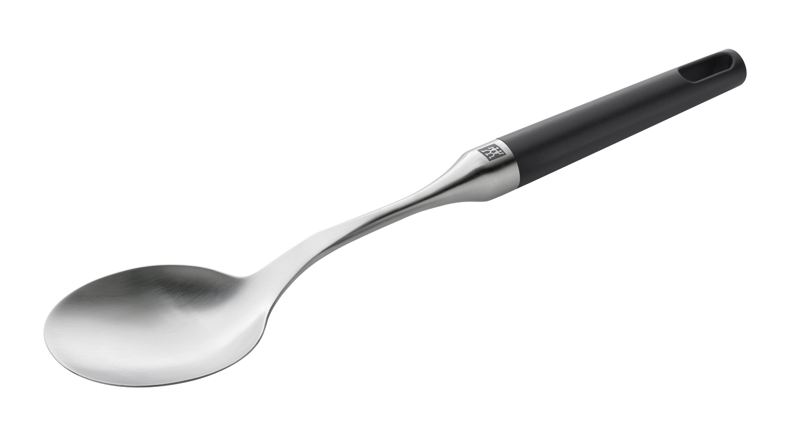 zwilling-twin-pure-black-cuchara-de-servir-32-5-cm-acero-inoxidable-con-mango-de image 1