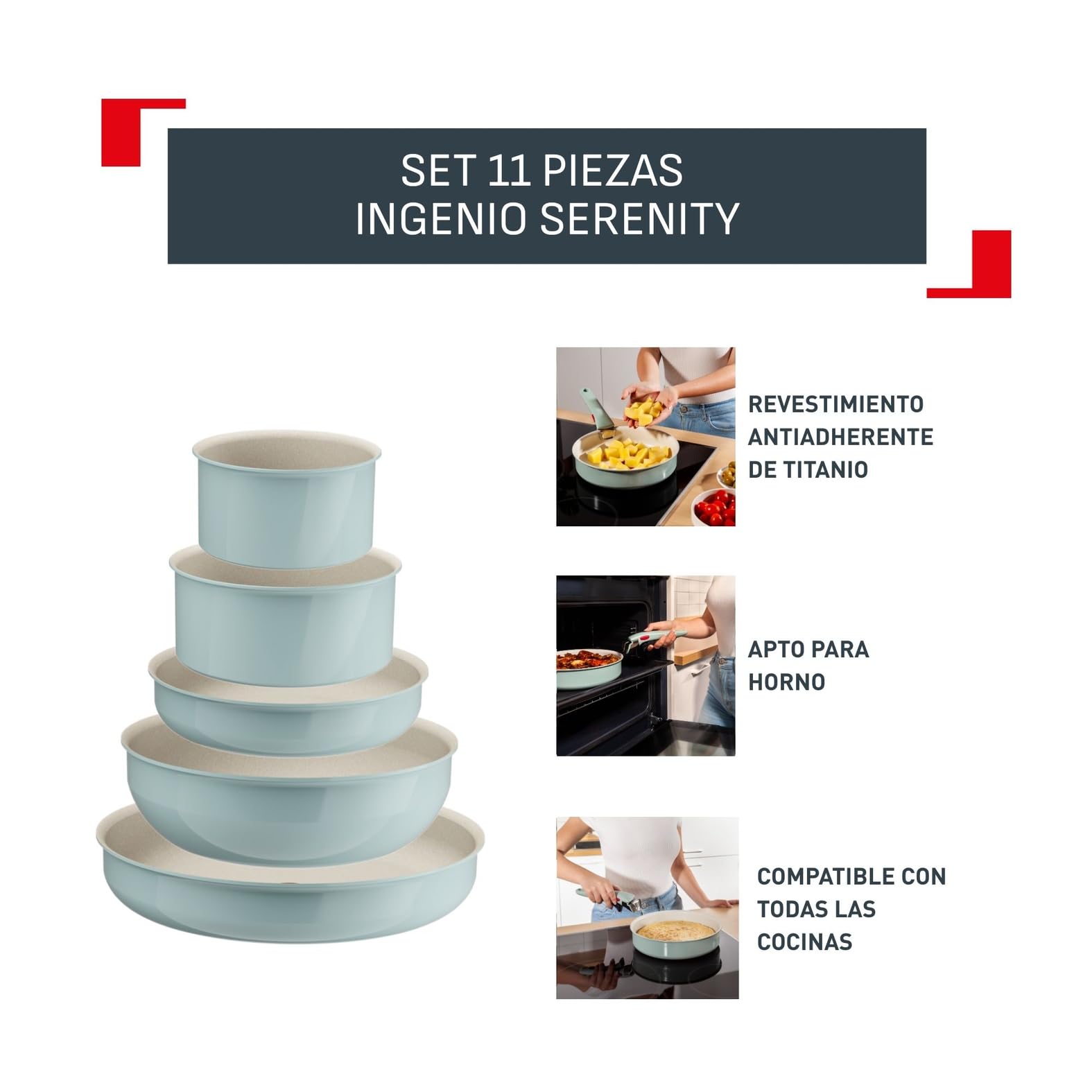 tefal-ingenio-serenity-set-9-piezas-sartenes-22-28-cm-wok-26-cm-2-cazos-16-20-cm image 3