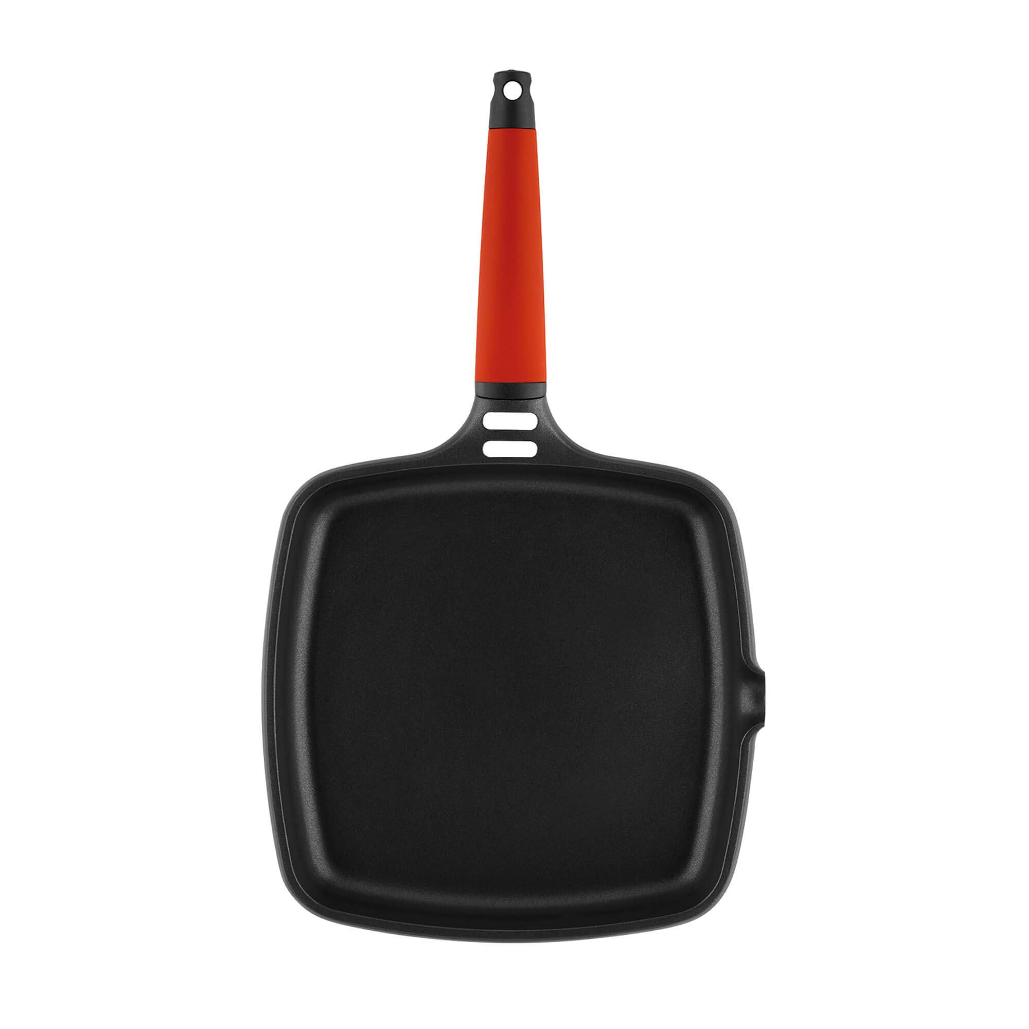 castey-induction-2-ip22-grill-asador-de-inducci-n-22-cm-rojo-con-mango-desmontab image 2