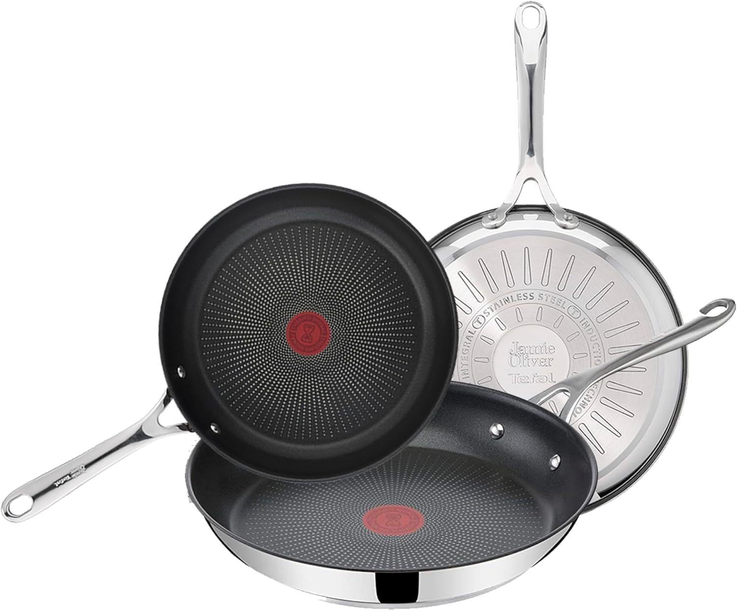 tefal-jamie-oliver-juego-de-3-sartenes-20-24-28-cm-antiadherente-titanio-thermo- image 1