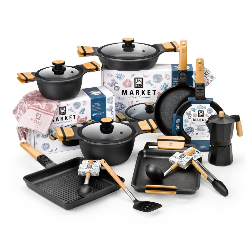 bra-market-cafetera-italiana-9-tazas-425-ml-aluminio-negro-mate-asa-y-pomo-de-ma image 8